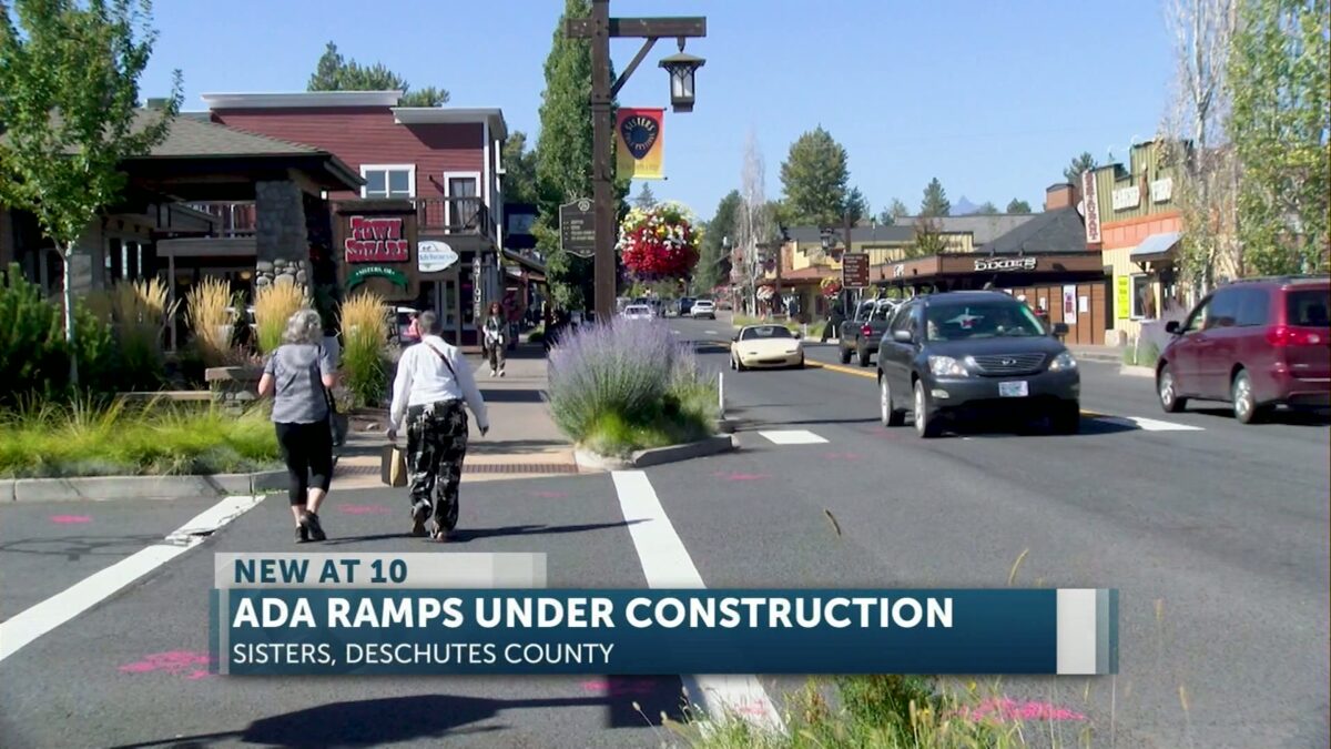 ODOT upgrading ADA curb ramps in Sisters; project to bring nighttime lane closures