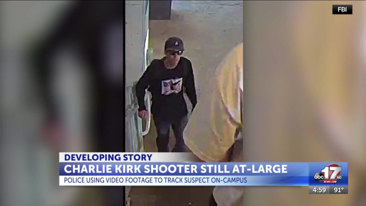 FBI releases photos of person of interest in Charlie Kirk shooting