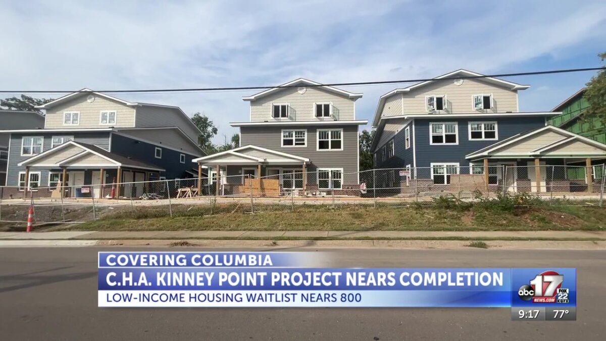 Columbia Housing Authority Kinney Point project nearly complete