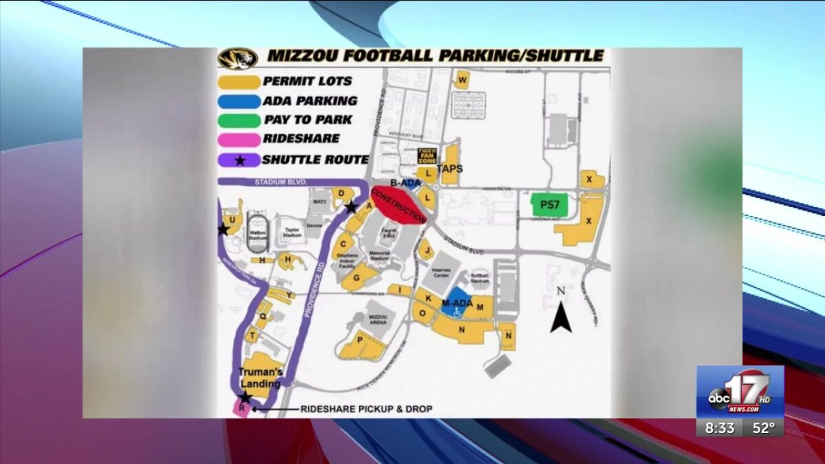 Traffic impacts expected ahead of sold-out Mizzou football game against Kansas Saturday