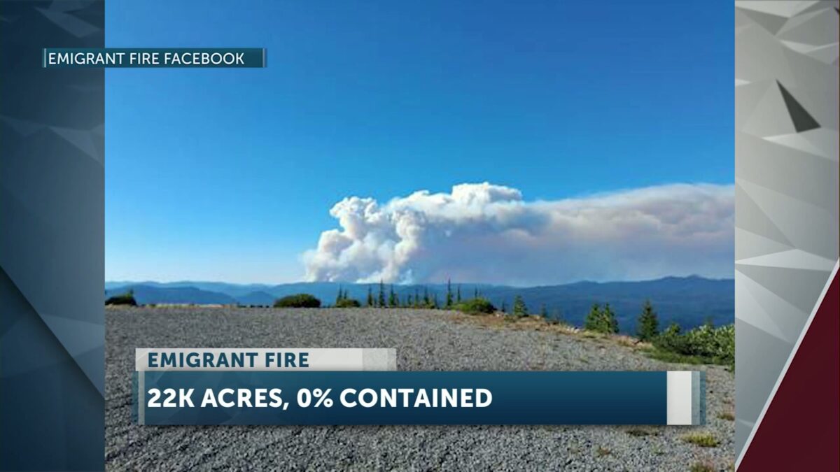 Emigrant Fire near Crescent Lake burns over 31