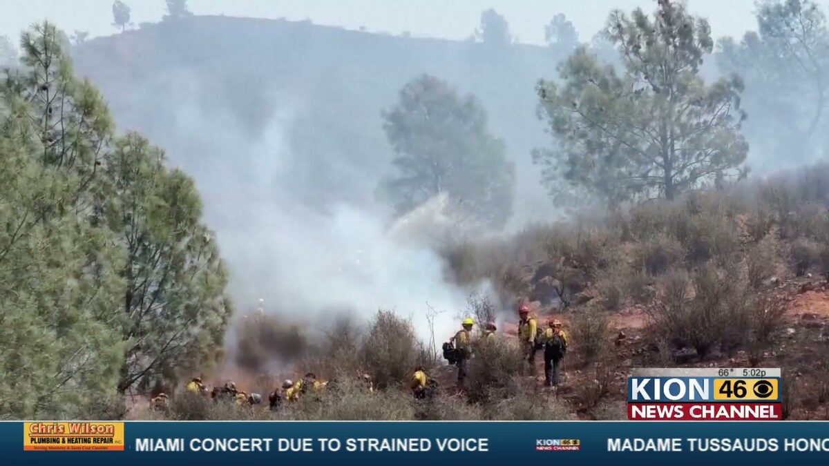 Santa Cruz County sends a strike force to assist in the TCU Lightning Complex fire