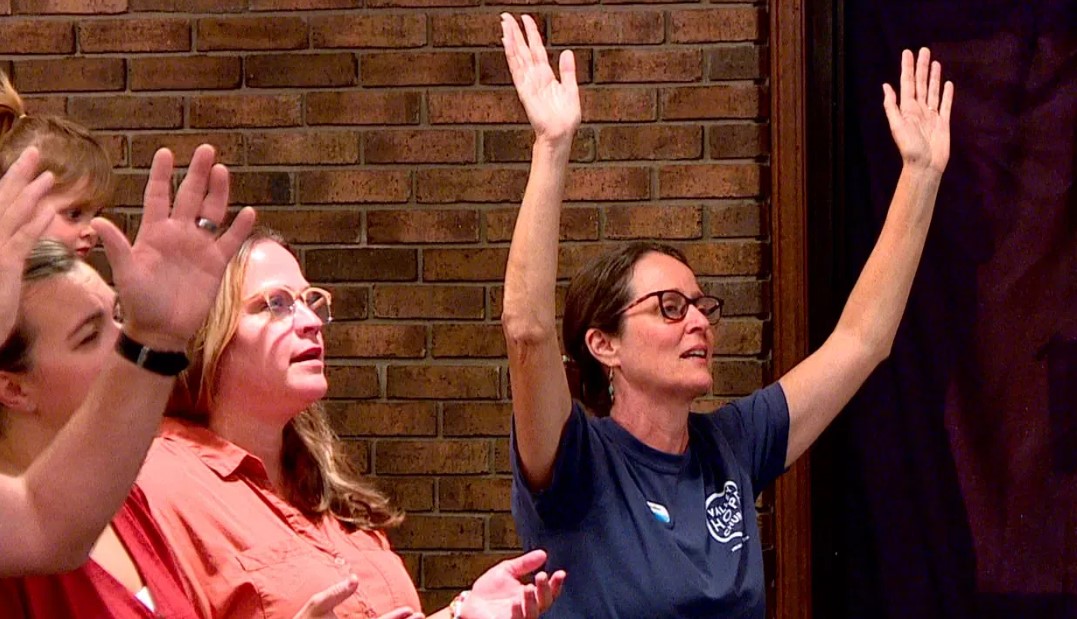Music filled Valley Hope Church in Swannanoa