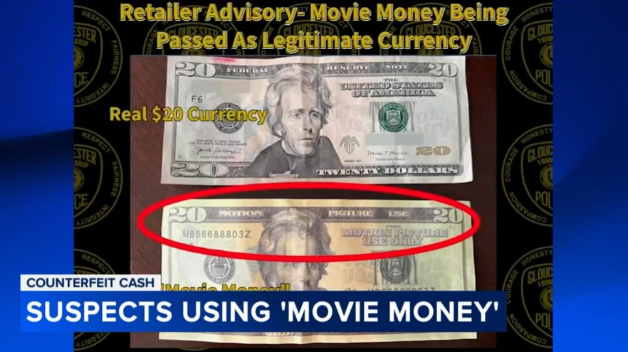 Authorities say the fake bills