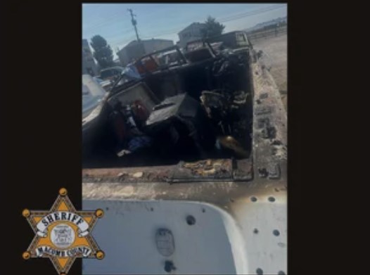 Four people were thrown from a boat and injured when the vessel exploded Sunday afternoon in Macomb County