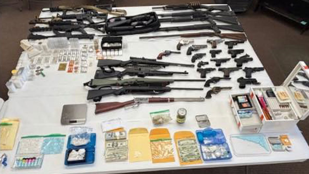 Two men charged after major drug and weapons bust in Shelley