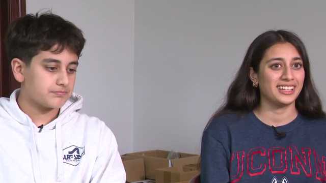 In the basement of their Johnston home