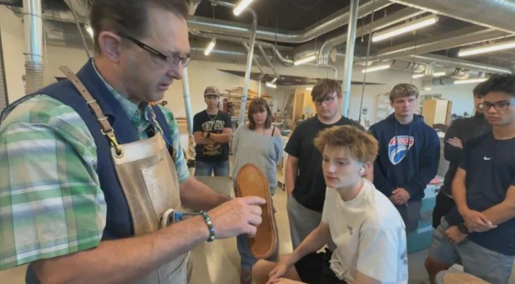 ThunderRidge High School teacher Matt Paisley wants his students to learn the value of craftsmanship and careful work.