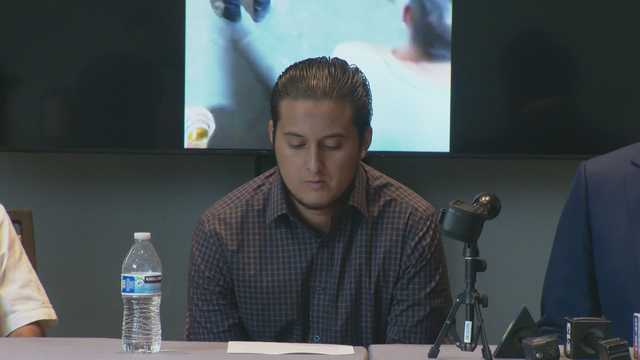 Ronaldo Hernandez and his attorneys announced Wednesday the filing of a government claim