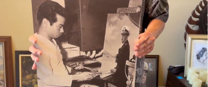 A San Diego County man is on a mission to preserve his late father's artistic legacy