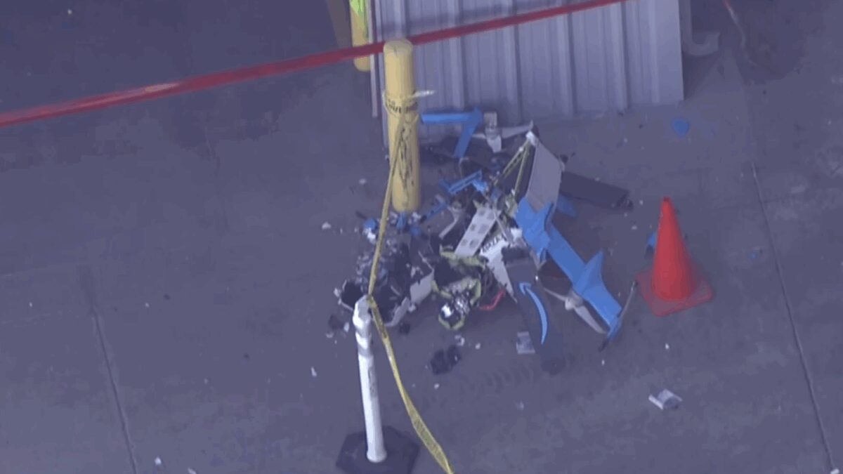 The Tolleson Police Department is investigating after two Amazon delivery drones crashed on Wednesday morning.
