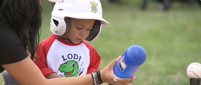 The Lodi High School baseball field transformed into what felt like spring training in October for a brand-new T-ball league. The Lodi T-Rexes had their first practice on Sunday for kids of all ages who are on the autism spectrum.