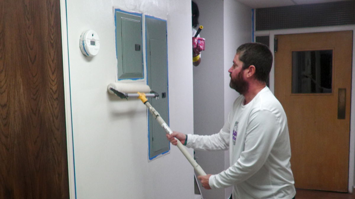 Donations help Domestic Violence and Assault Center get new paint job