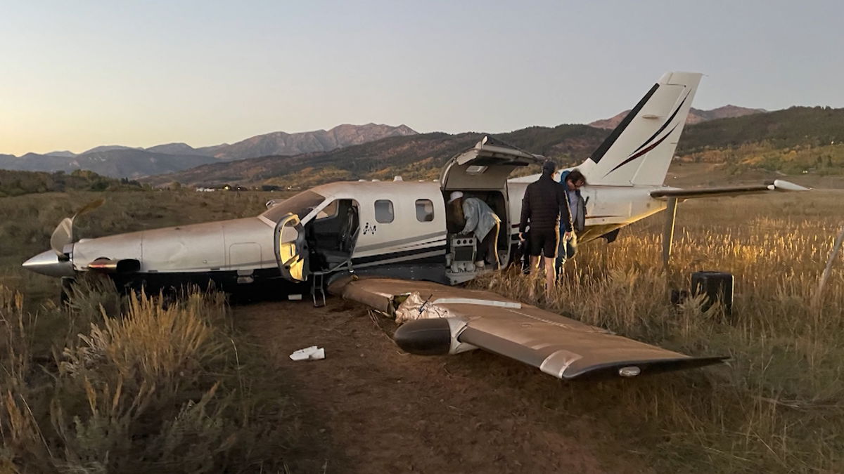 Three walk away uninjured after emergency plane landing near Alpine airport