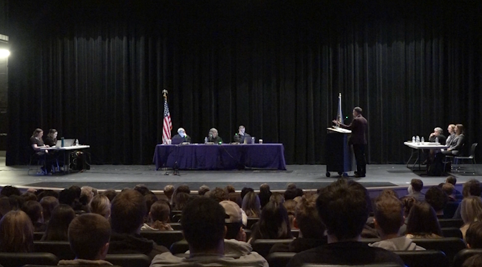Oregon Court of Appeals visits Ridgeview High School in Redmond to hold oral arguments and answer student questions