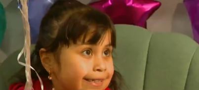 A first grader returned to school on Chicago's Southwest Side Tuesday for the first time after receiving a new heart.