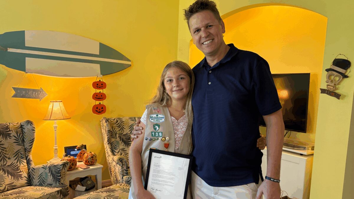 Maggie Lewandowski never realized how happy she would be to be doing homework with her father. In June 2024