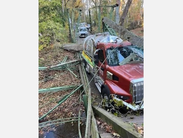 Investigators are working to determine the cause of the collapse of a 145-year-old bridge in Baltimore County on Monday.