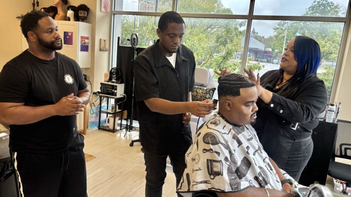 What began as one hair appointment for an 8-year-old boy has grown into a mission to restore confidence in children across Baltimore.