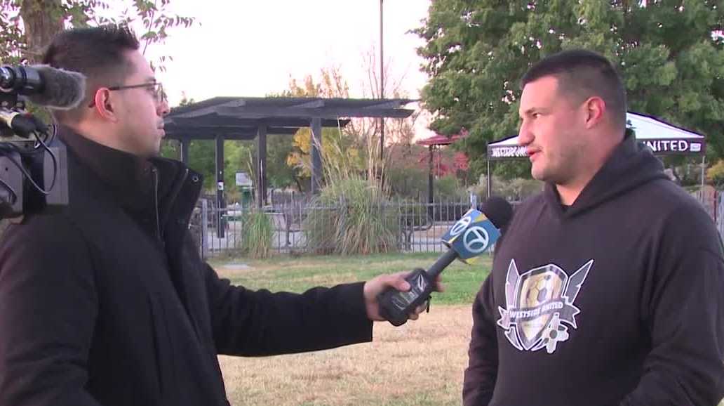 A father was setting up goals at Ventana Ranch Park for a youth soccer league. His life was put at risk when carjackers cornered him