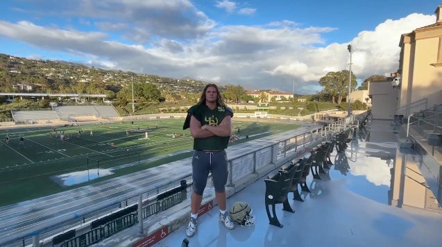 Santa Barbara’s Malachi Johnston Reps His City While Dominating The Trenches For The Dons