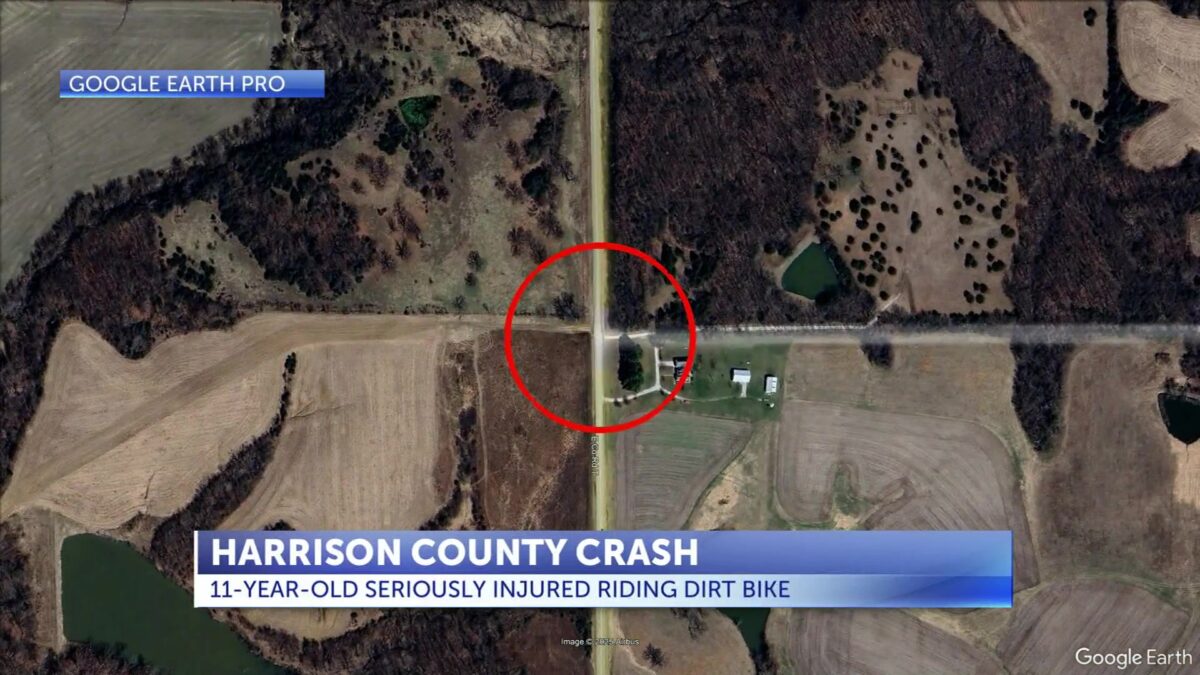 Child seriously injured in Harrison County dirt bike crash