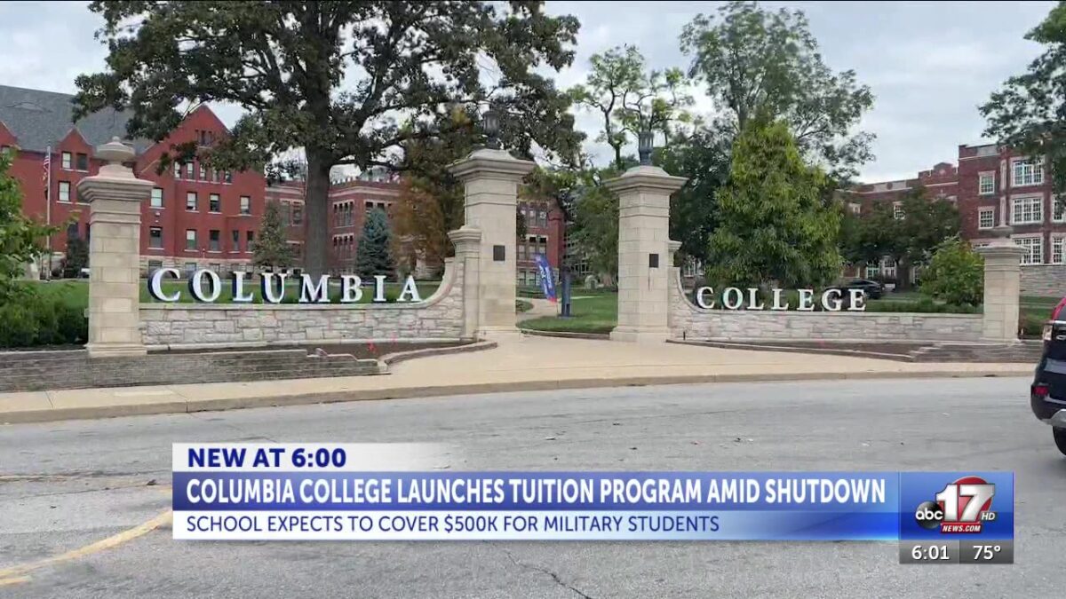 Columbia College launches tuition program for military students amid government shutdown