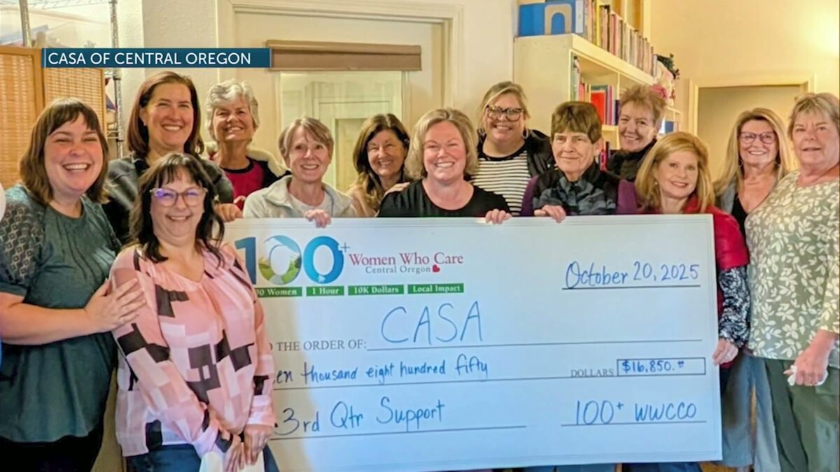 Central Oregon women’s group donates 16K to support foster children