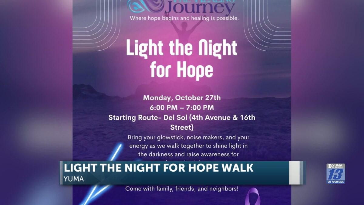 Local nonprofit to host Third Annual Light the Night for Hope Walk