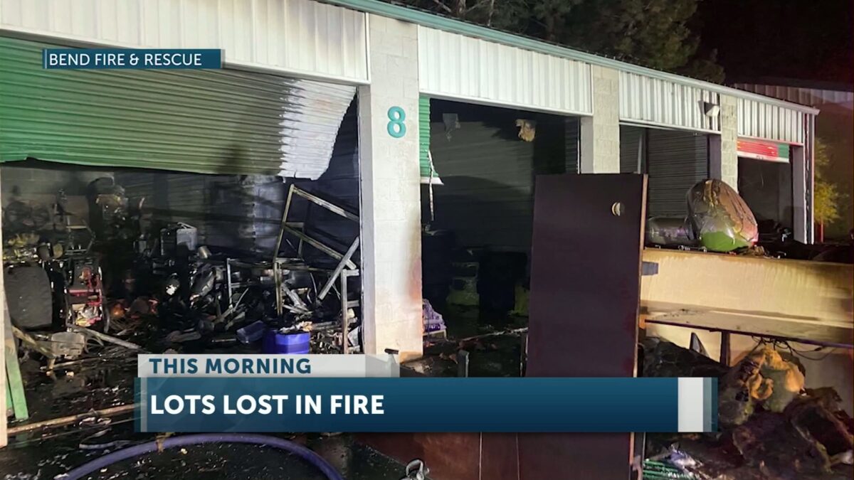 Bend Fire and Rescue reports storage facility fire early Friday morning