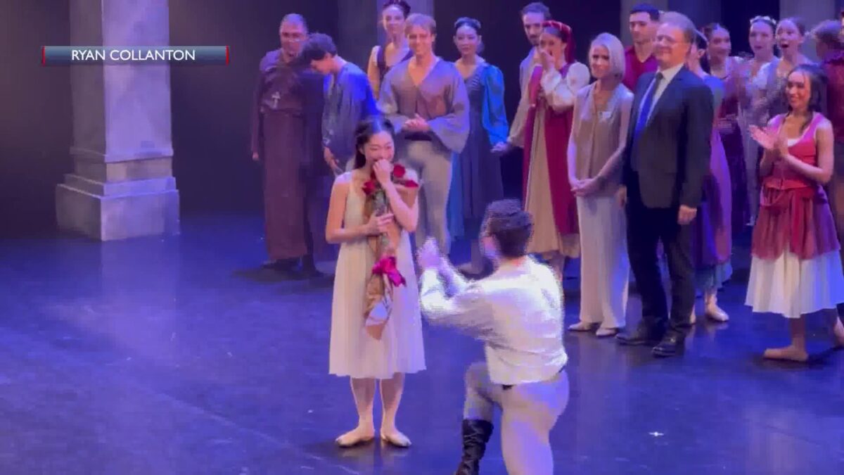 State Street Ballet dancer proposes during Romeo and Juliet