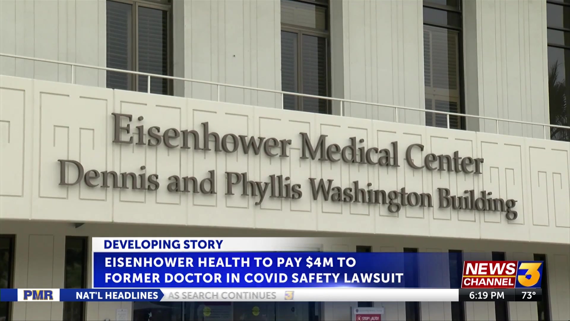 Eisenhower Health to pay $4M to former doctor in COVID safety lawsuit