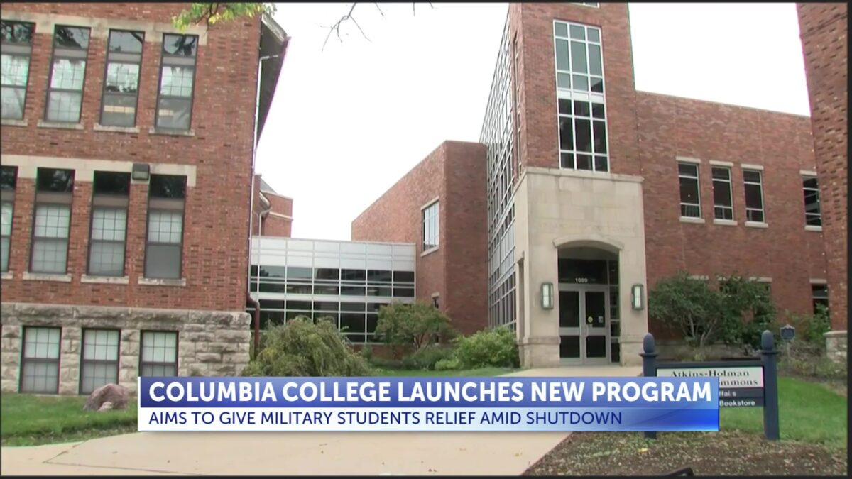 Columbia College launches tuition program for military students amid government shutdown