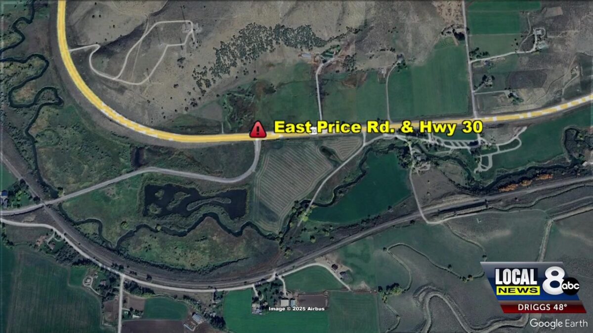 59-year-old passenger hospitalized after crash near McCammon