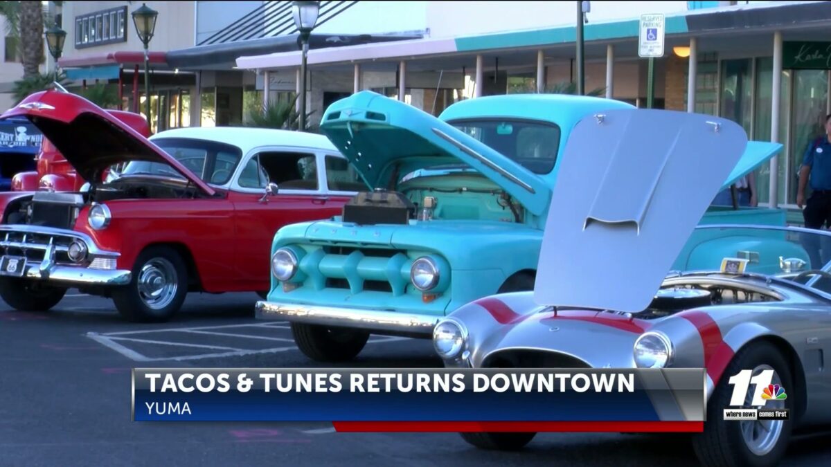 A look at the first night of Yuma’s 2025 “Tacos & Tunes” festival