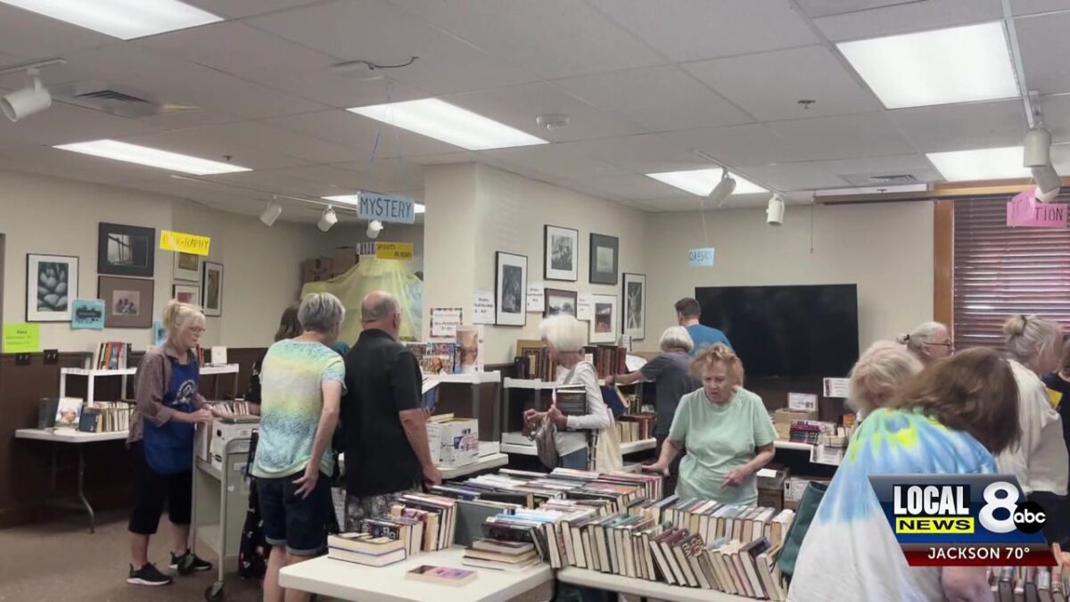 Book sale held at Marshall Public Library