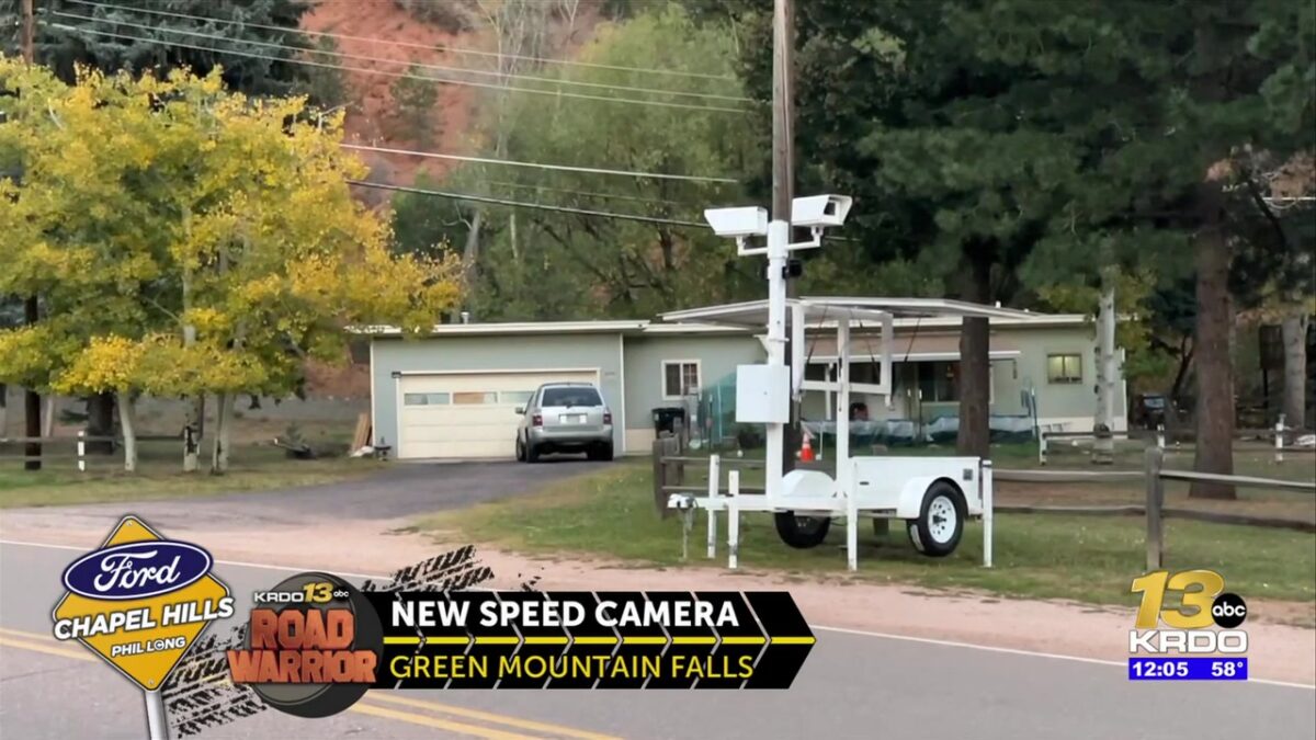 Green Mountain Falls aquires speed camera to curb speeding in