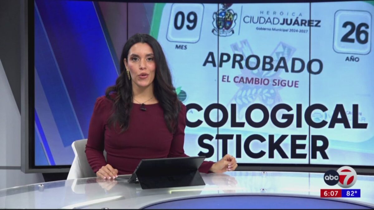 City of Juárez encourages residents to get ecological sticker