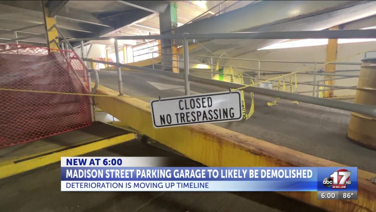 Jefferson City plans to demolish Madison Street parking garage sooner than anticipated