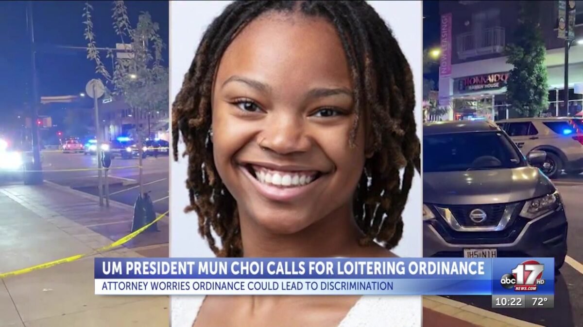 Attorney claims loitering ordinance proposed by UM president could lead to racial discrimination