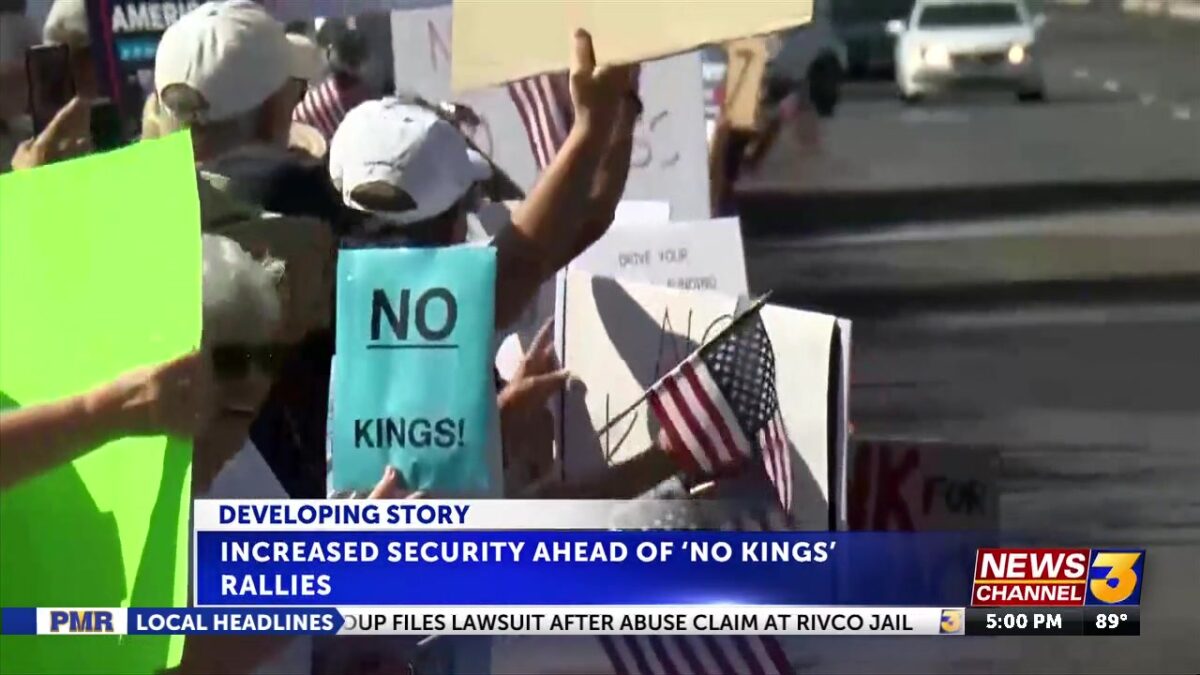 Increased security ahead of ‘No Kings’ rallies across Coachella Valley