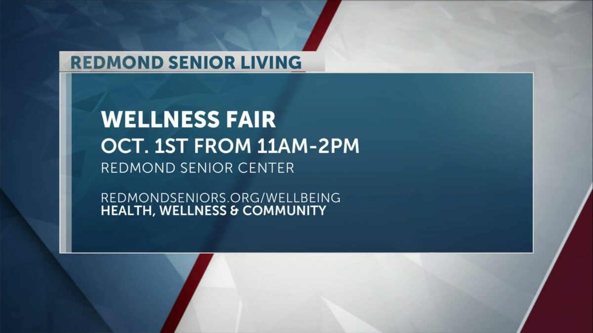 Redmond Senior Center to host ‘Wellbeing Fair’ this week