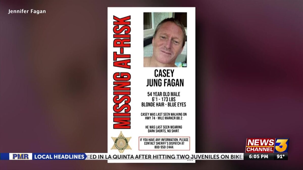 Family pleads for help finding man who vanished after Highway 74 crash