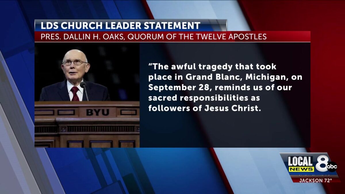 ‘Our hearts are heavy’: LDS church leader offers comfort after prophet’s death and targeted attack