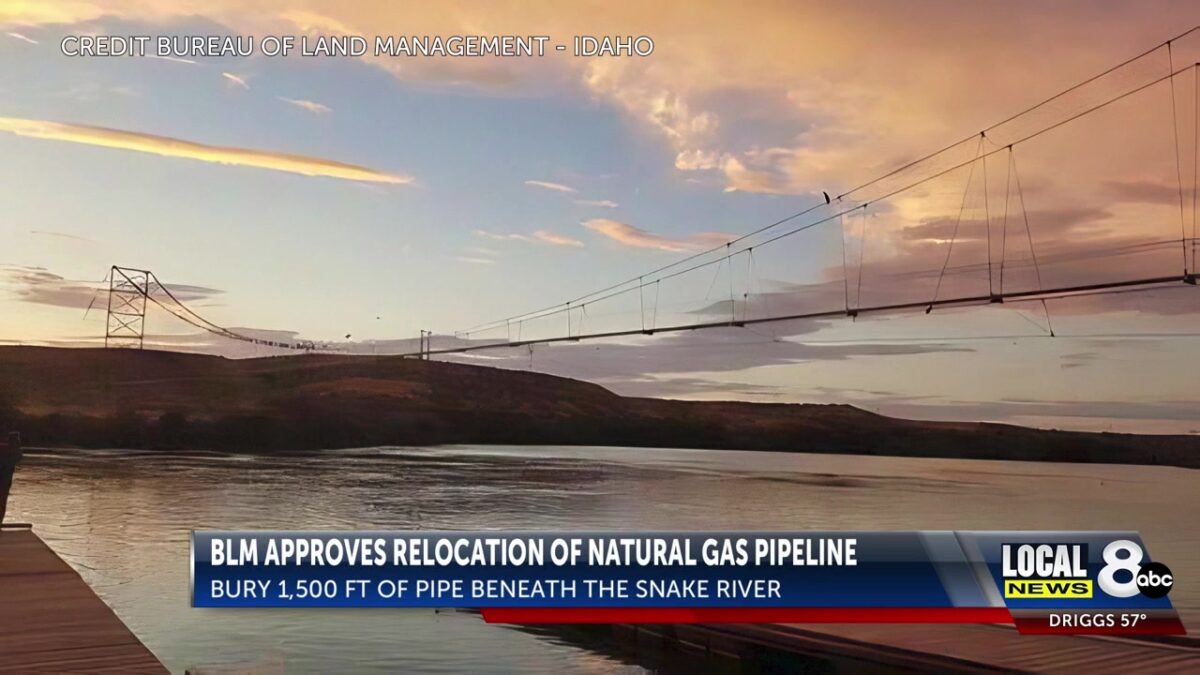 BLM approves natural gas pipeline relocation near American Falls