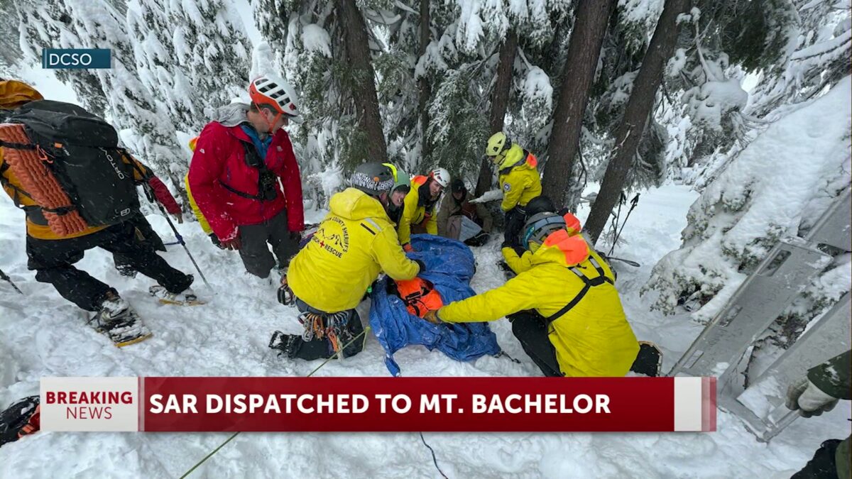Deschutes County Search and Rescue assists injured snowboarder at Mt. Bachelor 