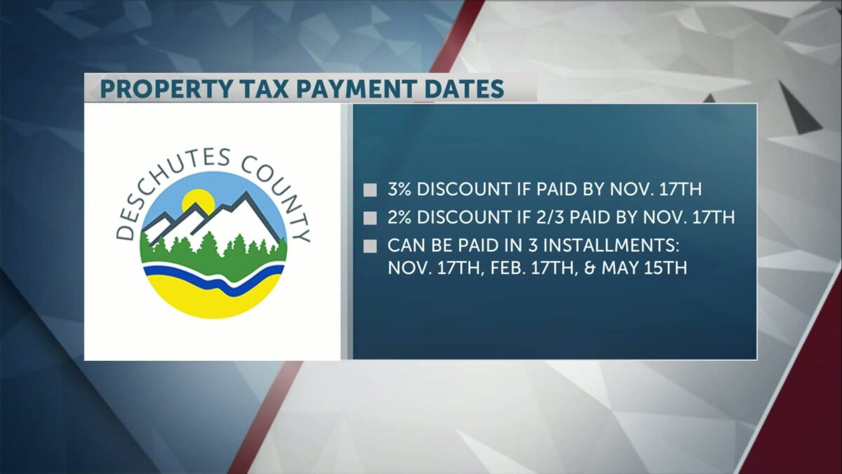 Deschutes County is sending out this year’s property tax statements; here’s what to know