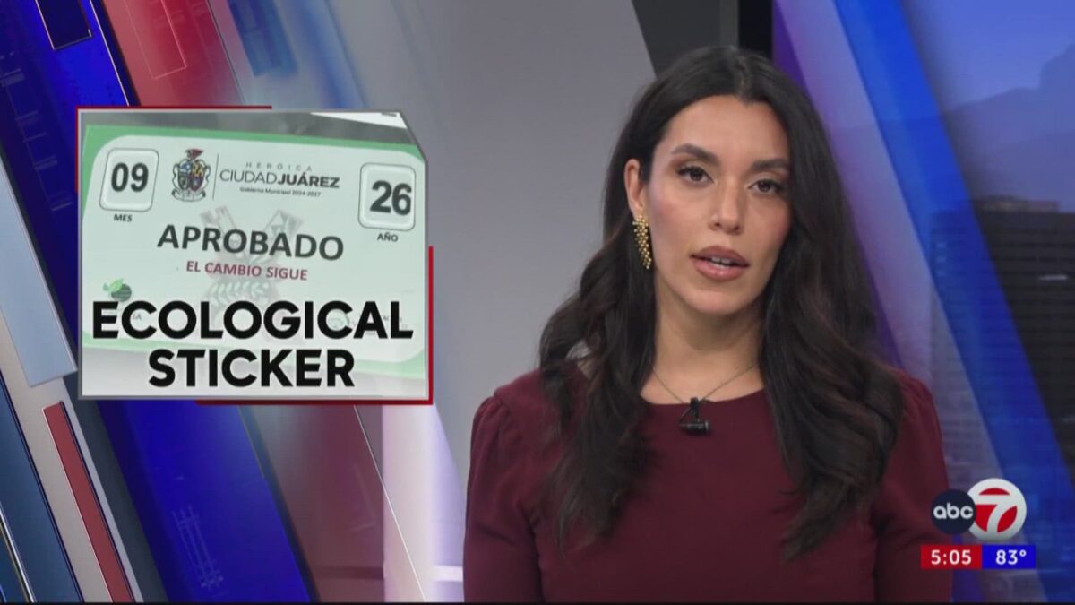 City of Juárez encourages residents to get ecological sticker