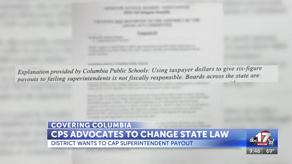 Columbia Board of Education advocates for superintendent payout cap