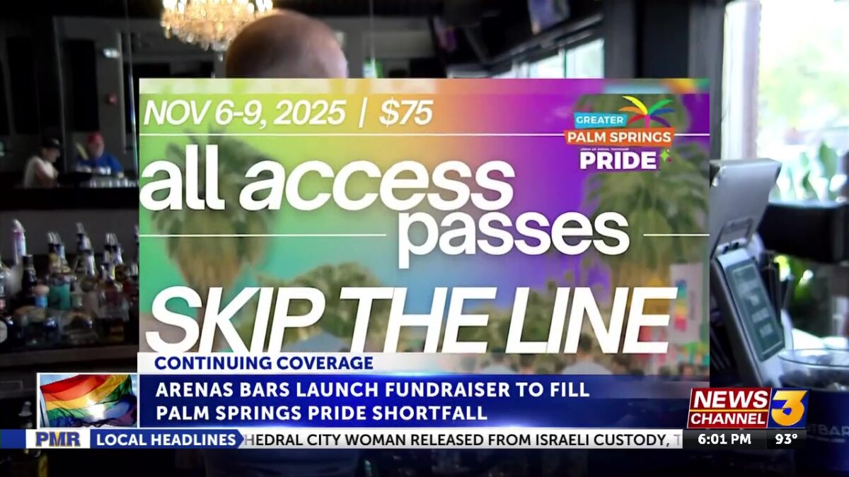 Arenas District bars launch fundraiser to fill Palm Springs Pride shortfall